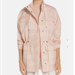 St. John Sport Blush Pink Textured Jacquard Jacket